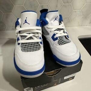 Nike Jordan Kids Sneakers White and Blue